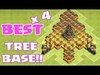 Clash Of Clans - BEST TREE BASE EVER!?! (Troll speed build)