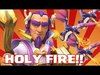 Clash Of Clans - HERO AIR RAID!! (Grand warden and All drago...