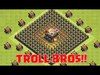 Clash Of Clans - VALKYRIE VS. DRAGON TROLL BROS!! (Troll war...