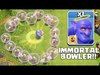 Clash Of Clans - IMMORTAL BOWLER!!! (1 bowler troop & All He...