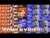 Clash Of Clans -ALL  BOWLKYRIE RAIDS!! (Bowler and Valkyries