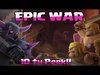 Clash of clans - EPIC WAR!!! w/ Valkyrie strats (10th perk p