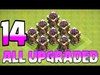 Clash Of Clans - UPGRADED ALL LVL 14 ARCHER TOWERS!!