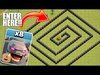 YOU WONT BELIEVE THIS🔸GOLEM MAZE WITHOUT LOOKING🔸Clash of cl...