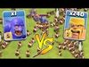 240 BARBARIANS vs 1 BOWLER 😀INSANE BATTLE!!!🔸Clash of clans