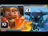 WHO IS BETTER!?! "Clash Of Clans" BATTLE OF HEROES...