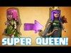 Clash Of Clans - STRONGEST QUEEN EVER!!! (Super queen 3 star