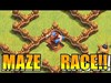 MASTER BUILDER MAZE!! | Clash of clans | ROUND 2 RACE!!