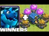 E. DRAGON Winners!! "Clash Of Clans" Drawing conte