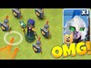 Dark Witch + ARmoRed SkeleToNs!! "Clash Of Clans" 