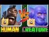 HUMANS VS. CREATURES BATTLE ROYALE!! "Clash Of Clans&qu