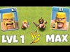 TIER 1 TROOPS vs. MAX LVL TROOPS!! "Clash Of Clans"
