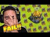 THE WORST FAIL YOU CAN MAKE "Clash Of Clans" NOOB 