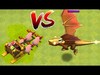 Golden Boss Dragon vs. Hog Santa!! "Clash Of Clans"...