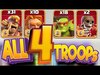 USING ALL 4 SUPER TROOPS / 1 RAID! "Clash Of Clans"...