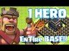 Clash Of Clans - 1 Lvl 40 HERO VS. ENTIRE BASE!!! (King Goes...