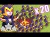 Clash Of Clans - LVL 3 ALL WITCH ATTACK!! (Over-powered or b