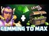 Clash Of Clans - GEMMING NEW HERO!! TO MAX!!! (LvL 20 Sorcer