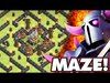 Clash Of Clans | "MAZE OF CHAMPIONS" EPIC TROLL BA