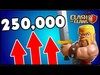 Clash Of Clans | "WE DONE IT!" 250,000!!!