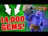 HOW TO WIN $100.00 (14,000 GEMS!) FACECAM!! Clash Of Clans