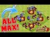 Clash Of Clans | ALL NEW TROOPS / LEVELS MAXED OUT!! Gemming...