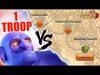 Clash Of Clans | 1 TROOP vs IMPOSSIBLE SINGLE PLAYER CHALLEN...