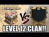 Clash Of Clans | LEVEL 12 CLAN WAR! THIS IS INSANE! | HIGHES...