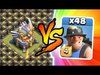 Clash Of Clans - EAGLE ARTILLERY vs 46 MINERS!!! THIS IS INS