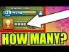 Clash Of Clans - EPIC TROPHY CHALLENGE!! - HOW MANY CUPS IN 
