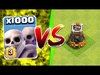 Clash Of Clans - 1000 SKELETONS vs BOMB TOWER!! - NEW UPDATE
