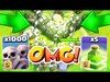 Clash Of Clans - 1000 SKELETONS + ALL JUMP SPELLS! - CRAZY G