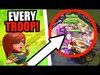 Clash Of Clans - EVERY SINGLE TROOP vs WORST TROLL BASE EVER...