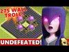 WORLDS FIRST 275 WALL TROLL BASE!?! UNDEFEATED TH10 TROLL BA...