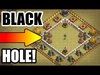 BIGGEST BLACK WHOLE TROLL BASE EVER!! - Clash Of Clans TROLL...