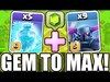 GEM TO MAX FINAL FEATURE!! - 100% ALL MAX LEVEL IN CLASH OF 