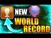 NEW WORLD RECORD! - Clash Of Clans - HIGHEST EVER TROPHY PUS