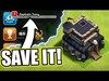 CAN WE SAVE MY ACCOUNT!? - Clash Of Clans - SAVING TOWN HALL...