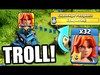 TROLL CLAN GAMES!! - Clash Of Clans - 1 TROOP TROLL CHALLENG...
