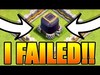 IM A FAILURE 😭 - Clash Of Clans - EXTREME CHALLENGE!