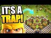 NEW MAX LEVEL LOOT TROLL BASE!! - Clash Of Clans - IT'S...