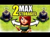 AM I SEEING DOUBLE!! TWO MAX DARK ELIXIR STORAGES!!