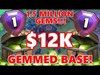 LEGEND LEAGUE $12K GEMMED BASE! 1.5 MILLION GEMS SPENT! | Cl