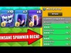 NEW SPAWNER DECK IS ACTUALLY INSANE IN CLASH OF CLANS!!