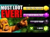 I'VE NEVER HAD THIS MUCH LOOT BEFORE!! - Clash Of Clans...