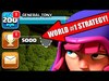WORLD #1 USING A NEW 3 STAR STRATEGY IN CLASH!