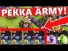 Clash Of Clans | MAX PEKKA ARMY TROLL!!! THIS IS INSANE!