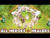 Clash Of Clans | IMMORTAL HEROES + ALL HEALERS!! (EPIC GAMEP...