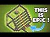 Clash Of Clans | INSANE TROLL BASE "THE STAIRWAY TO HEA...