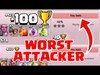 Clash of Clans | WORST ATTACKER EVER | So Many Fails
